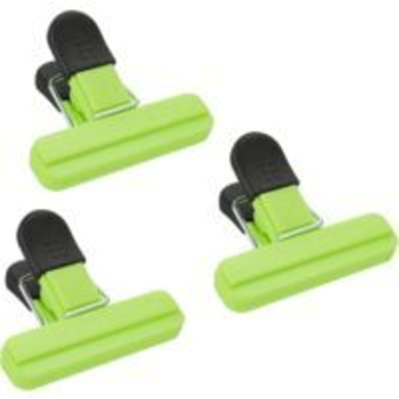 Lebensmittelbeutel-Clips, 3 Stück Lebensmittel-Verschlussclips Plastiktüten-Verschlussclip für Küchenverpackungen Süßigkeiten Snacks