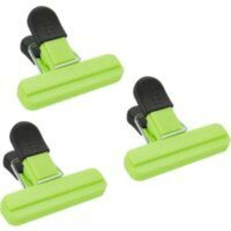Lebensmittelbeutelclips, 3 Stück, Kunststoffclips zum Verschließen von Lebensmittelbeuteln, zum Verpacken von Süßigkeiten und Snacks in der Küche