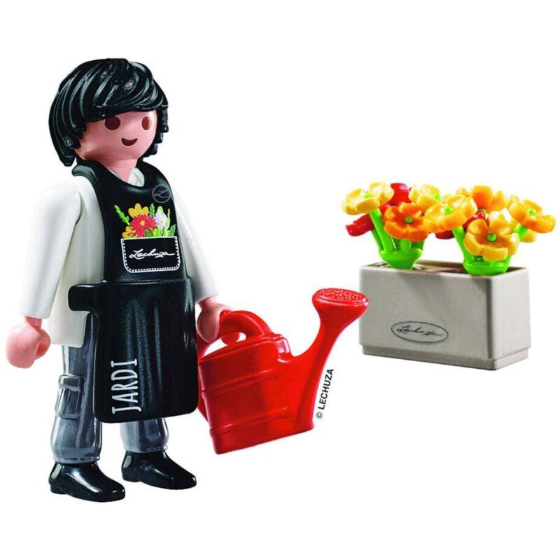 Dekofigur Playmobil® Gärtner Mini Gartenzwerg - Lechuza