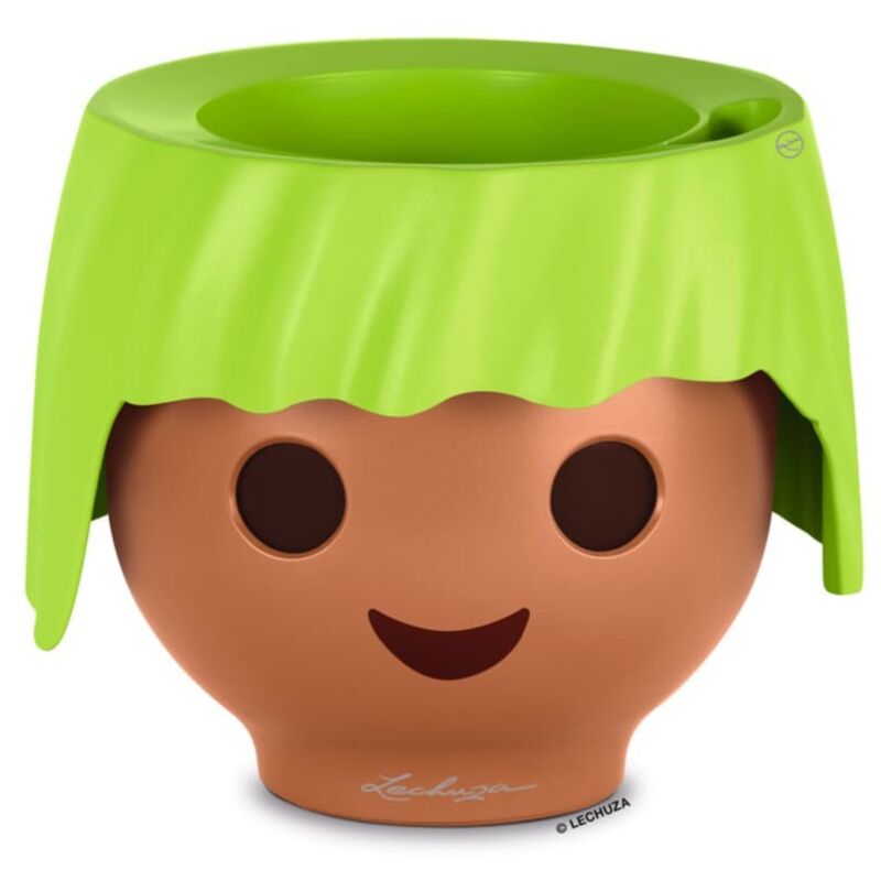 Lechuza Blumentopf Playmobil®Ojo Ø 21 cm apple green