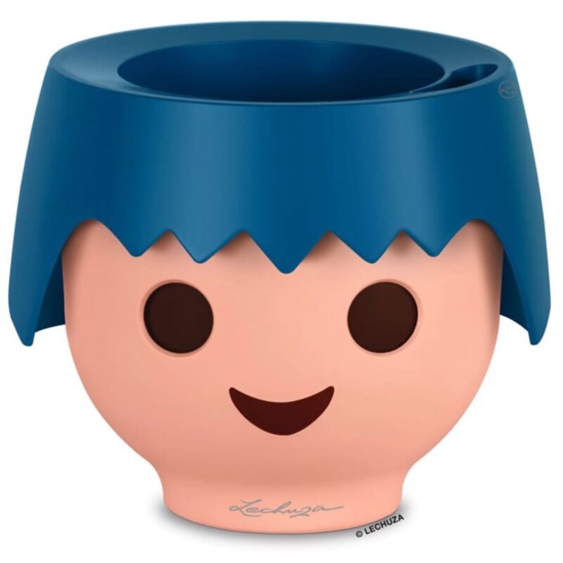 Lechuza Blumentopf Playmobil® OJO Ø 21 cm ocean blue