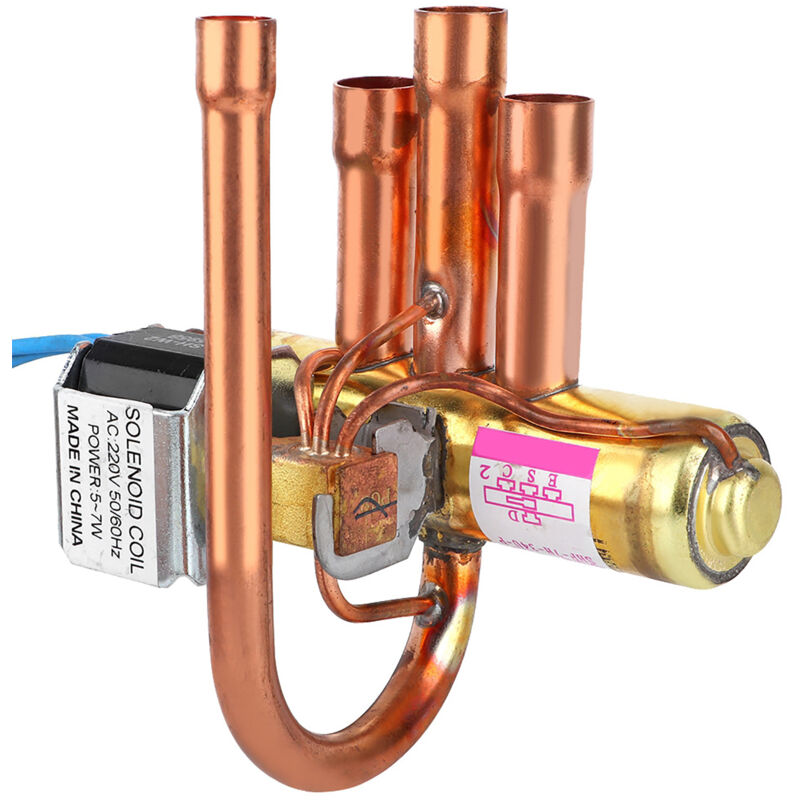 Leckagearmes Vierwege-Klimaanlagenventil mit geringem Druckverlust für zentrale Klimageräte und Raumklimageräte (1,5P-2P)