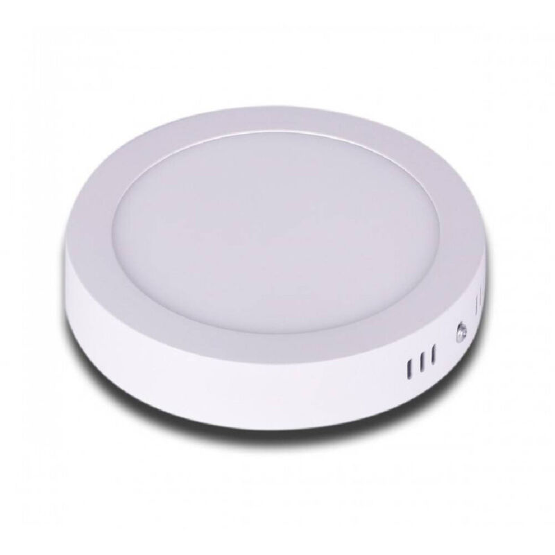 Trade Shop Traesio - Trade Shop - led 12W Tondo pvc led pvc Weißes Licht kaltes Licht kaltes natürliches P170b -