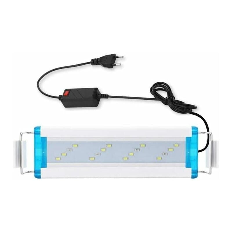 Led Aquarium Beleuchtung, led Aquarium Lampe, 18-58cm Sehr Schlanke led Aquarium Lampe zur Beleuchtung
