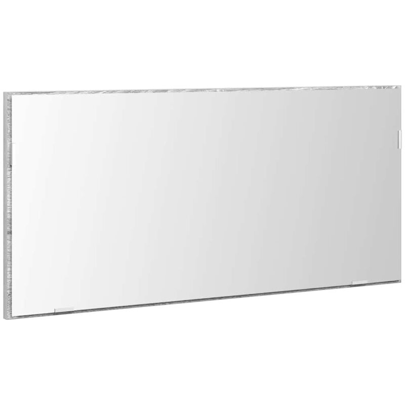 Badezimmer Spiegel mit Spiegel Hochgrau Sonoma 80 x 8,5 x 37 cm Vidaxl