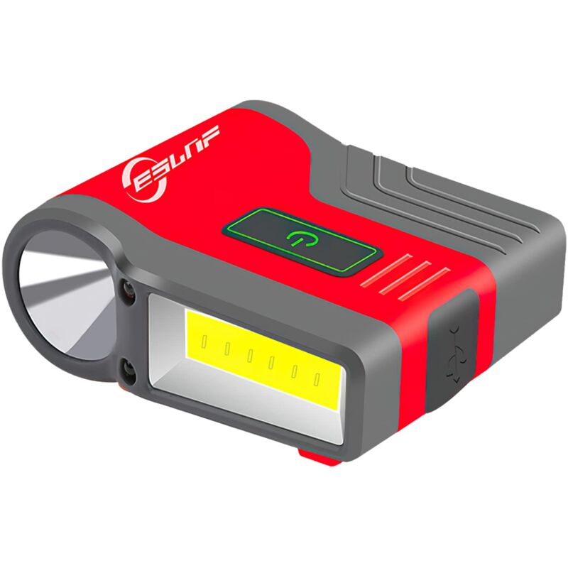 Beijiyi - LED-Clip-Stirnlampe, wasserdicht, wiederaufladbar, leistungsstarke Stirnlampe mit Sensorsteuerung für Angeln, Laufen, Camping, Lesen, Hund,