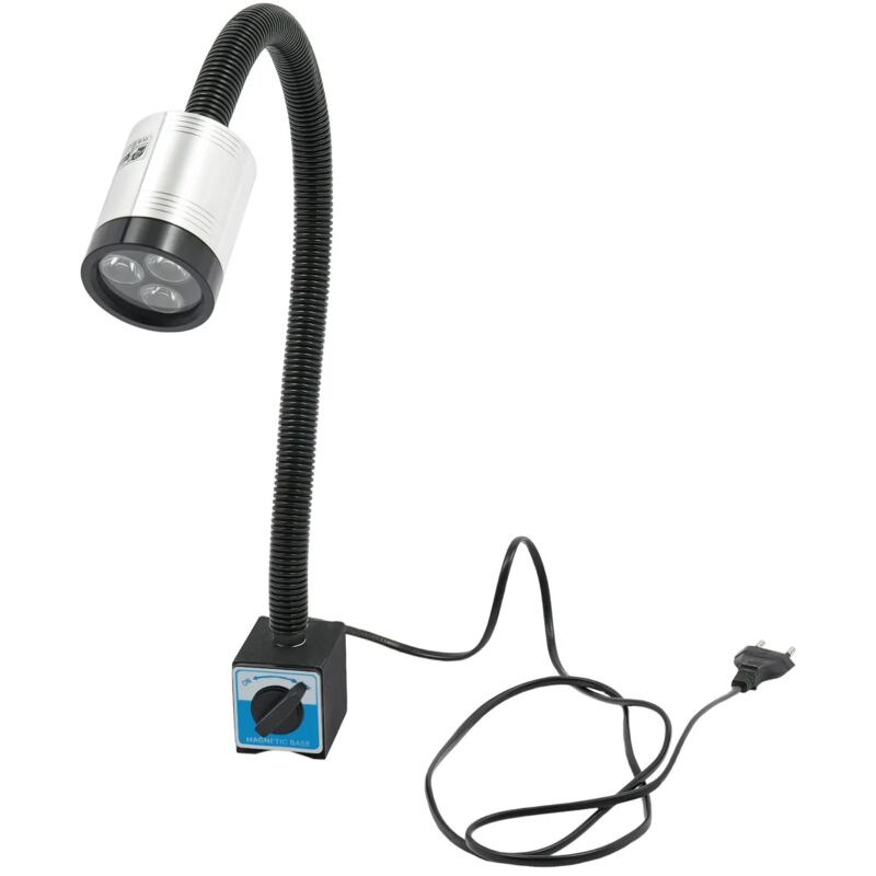 LED CNC Drehmaschine Lampe 6W Arbeitsleuchte Maschinenleuchte Flexibel Lampe Arm Werkzeug Lampe (Quadratischer Magnetfuß)