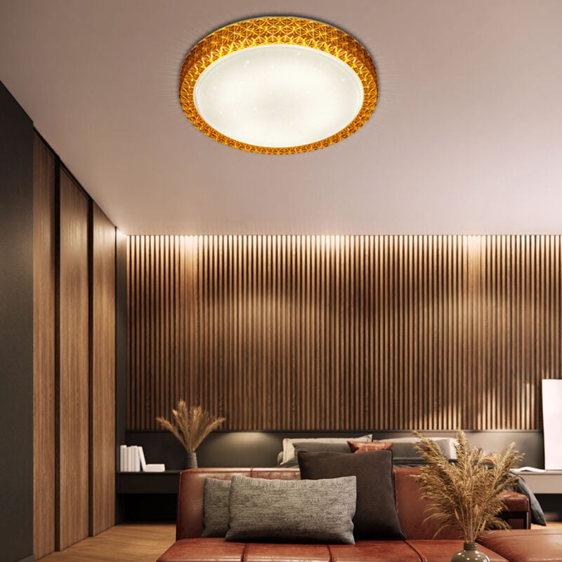 24 Watt led Decken Leuchte Arbeitszimmer Kristall Sternen Himmel Lampe Reality Leuchten R62422113