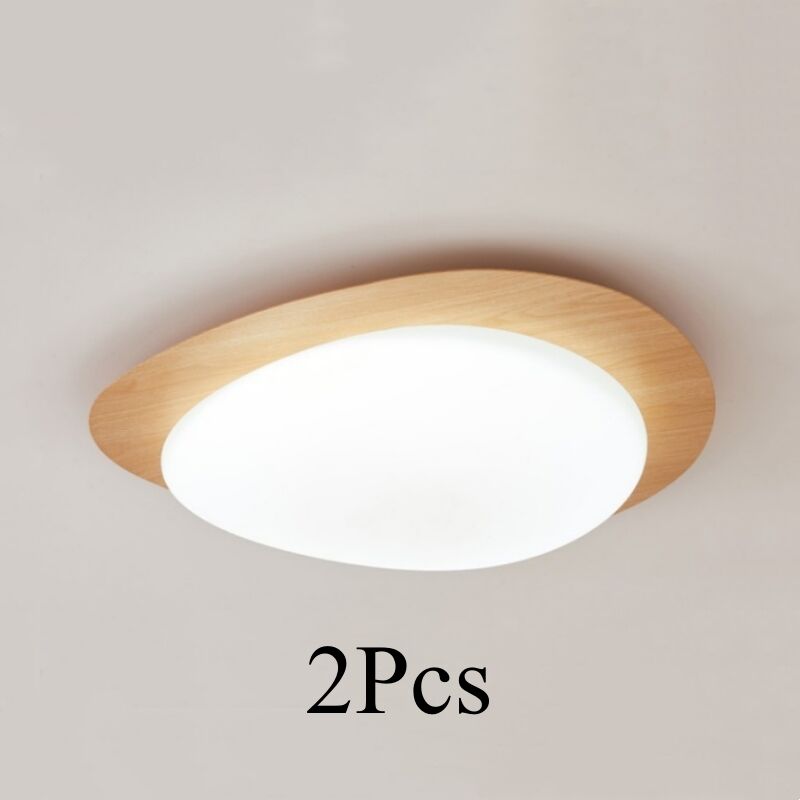 Led Deckenlampen Nordic Deckenleuchte Metall Acryl Wohnzimmerlampe Innen Schlafzimmerlampe Kaltweiß Licht - 2Pcs