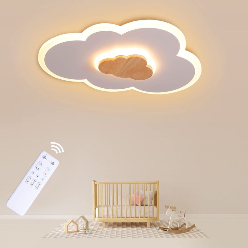 Led Deckenleuchte, Deckenlampe 40cm Kinderzimmer Deckenleuchte 20W Moderne Wolken Led Deckenleuchte 3000K-6000K Anwendbar für Kinderzimmer,