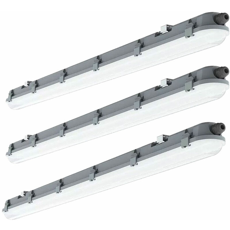 Led Deckenleuchten Feuchtraum 120 cm Feuchtraumwannenleuchten led 120 cm Garagenlampen led Röhre, Reihenschaltung, 1x led 36 Watt 4320 Lumen