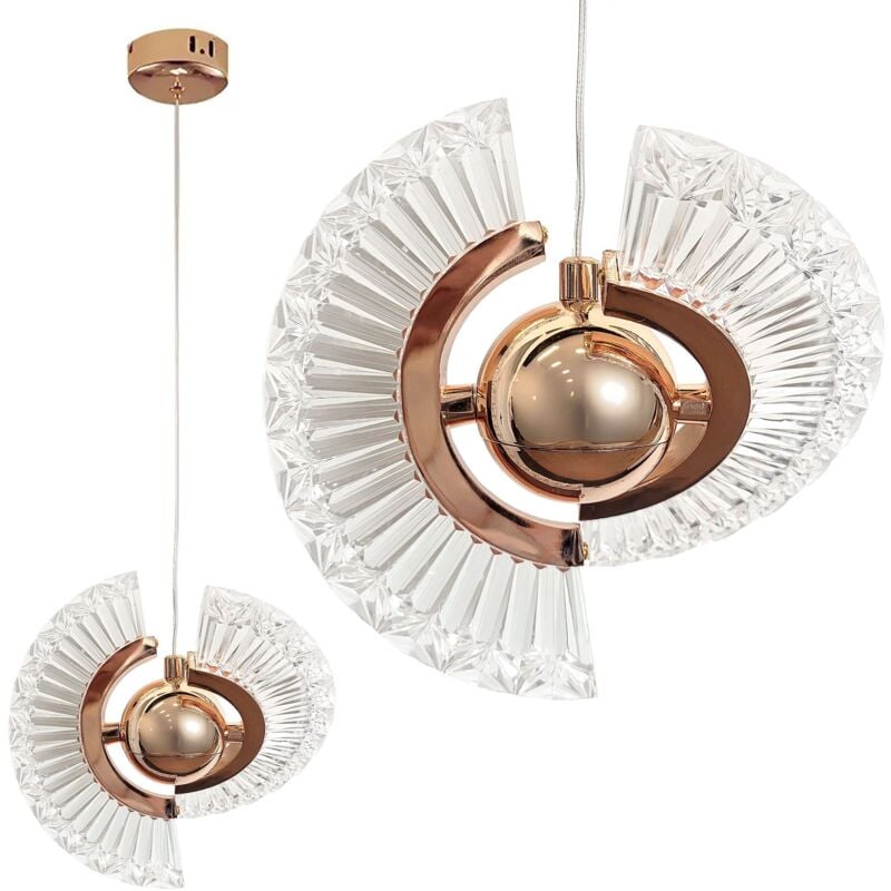 Toolight - led hängeleuchte LHJ108-2CP 2 gold, rose gold