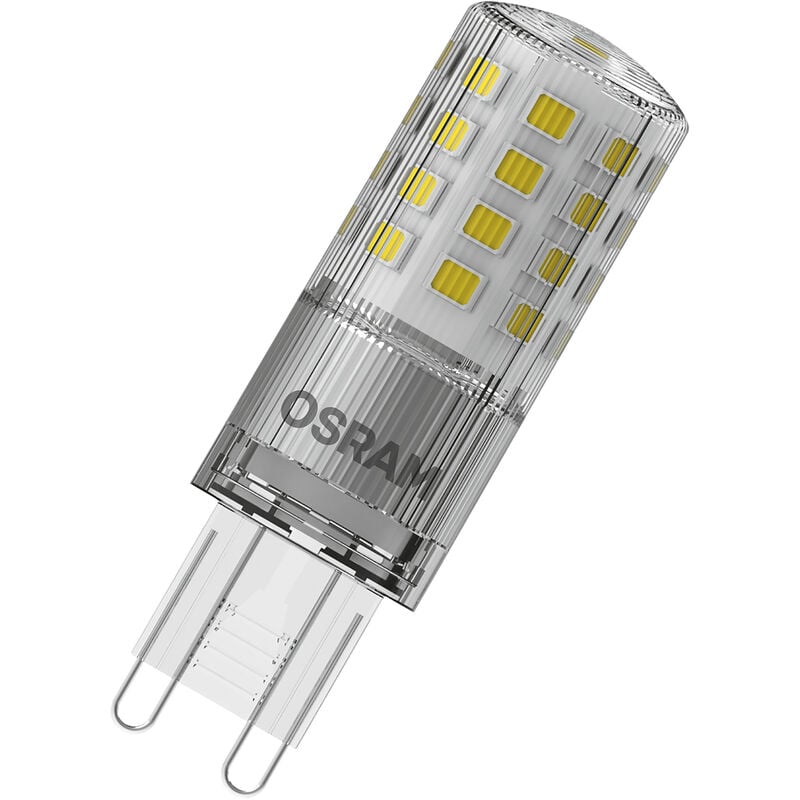OSRAM Dimmbare LED Pin Lampe mit G9 Sockel, Warmweiss (2700K), 4.4W, Ersatz für herkömmliche 40W-Lampe