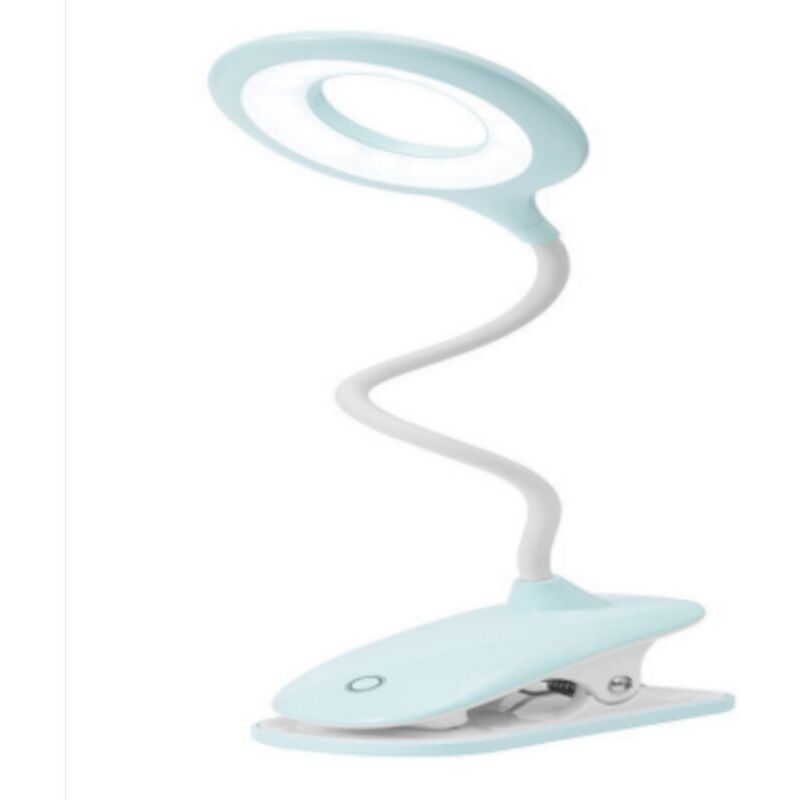 LED-Leselampe mit Klemmbefestigung, Schreibtischlampe für Kinder mit flexiblem Hals, USB-aufladbar, für E-Reader, zum Lernen und Arbeiten