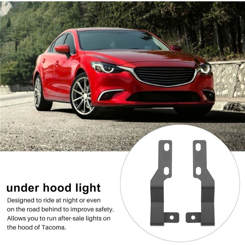 LED Licht Pod Metall Motor Hauben Halterung Kit / Graben Hauben Lichthalterungen für Tacoma 2005-2015