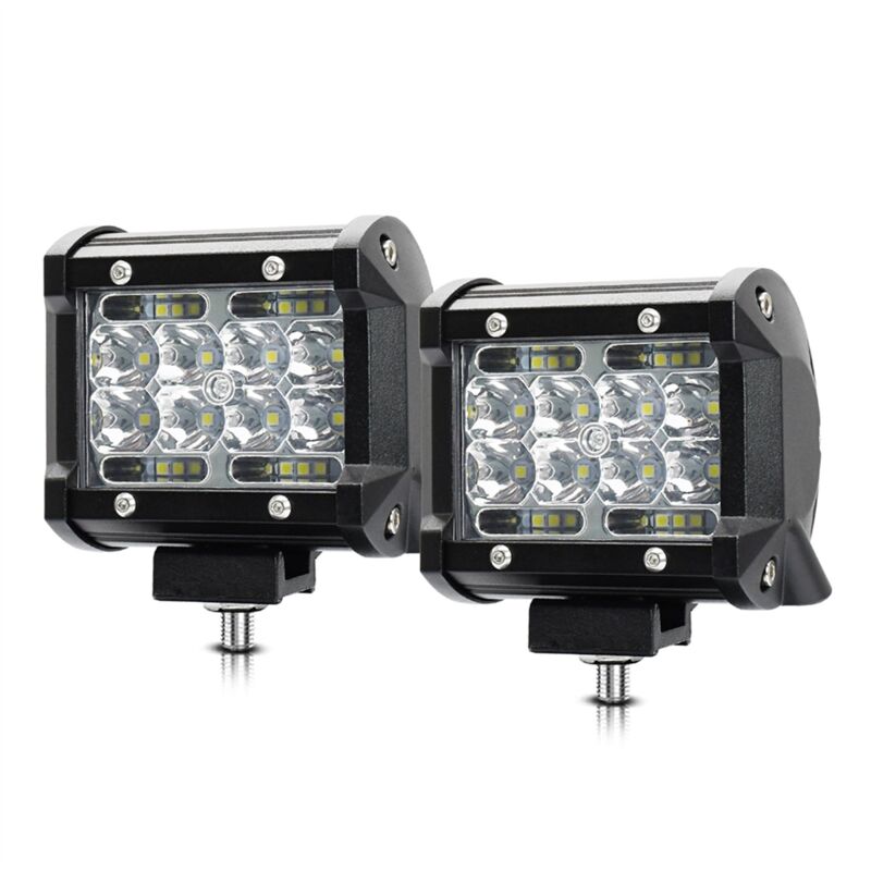 LED-Lichtleiste, LED-Lichtpods, 4 , 60 W, 6000 LED--Arbeitsscheinwerfer, Spotlichter, LED-Pods für Boot-Pickup, ATV, UTV, Wohnmobil