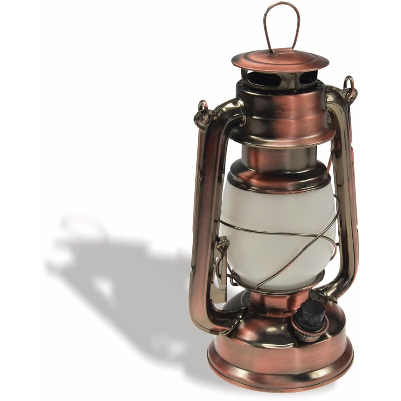 CHILITEC LED-Petroleum-Laterne “CT-CL Copper“, dimmbar, Batteriebetrieb, Kupfer
