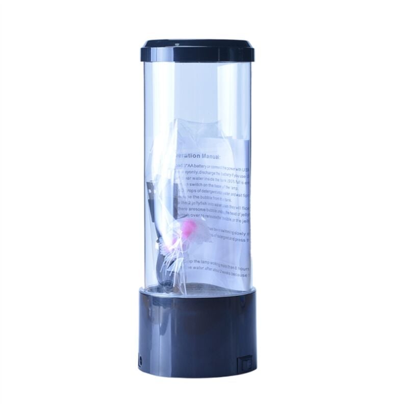 LED-Quallen-Nachtlicht, USB-betrieben, bunte Beleuchtungsmodi für dekorative Geschenke im Home-Office-Desktop