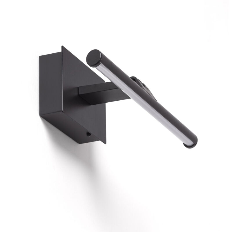 Efectoled - LED-Wandleuchte für Gemälde 1.7W Slimlight mit Fernbedienung Mattschwarz