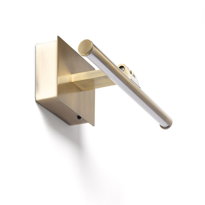 Efectoled - LED-Wandleuchte für Gemälde 1.7W Slimlight mit Fernbedienung Messing