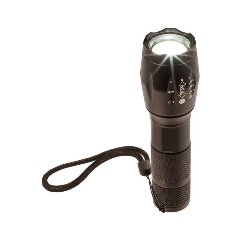 LED Zoom Taschenlampe Security 13 cm