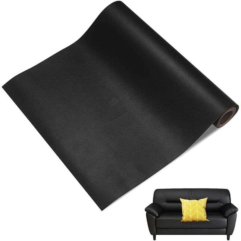 Lederreparaturflicken 137 x 50 cm, Lederkleberolle – PU-Lederreparatur – für Sofas, Handtaschen, Jacken, Autositze, Ledermöbel – Reparatur und