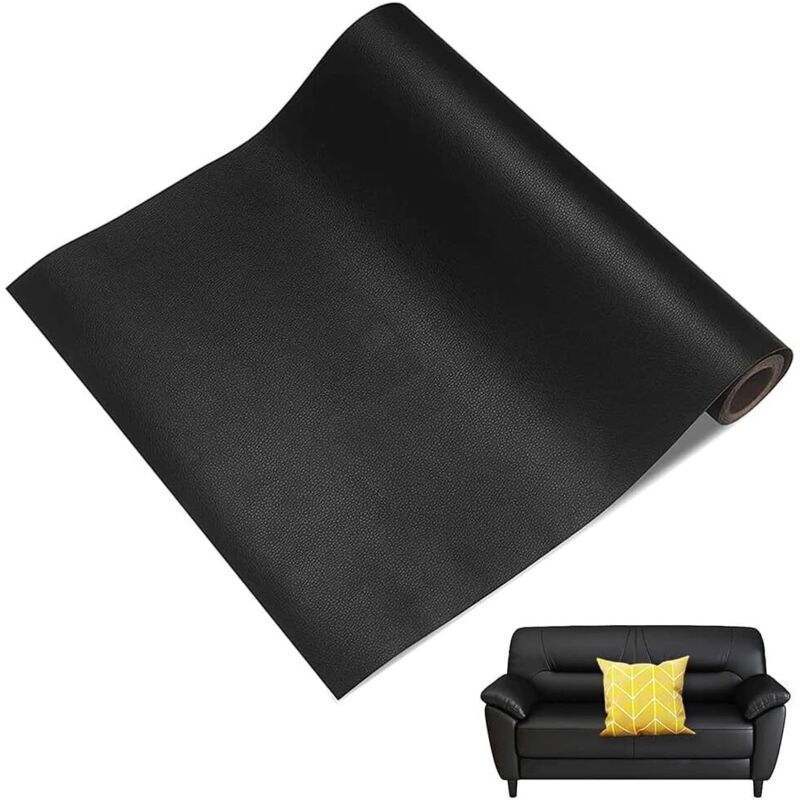 Lederreparaturflicken 137 x 50 cm, OUYLAF, Lederkleberolle – PU-Lederreparatur – für Sofas, Handtaschen, Jacken, Autositze, Ledermöbelreparatur und
