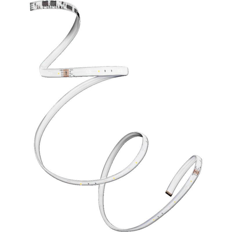 Ledvance - flex audio 5M LED-Streifen vr rc, weiß, 21W, 320lm, warmweißes Licht, integrierter Sound-Receiver, RGB-Farbsensor, Fernbedienung, lange