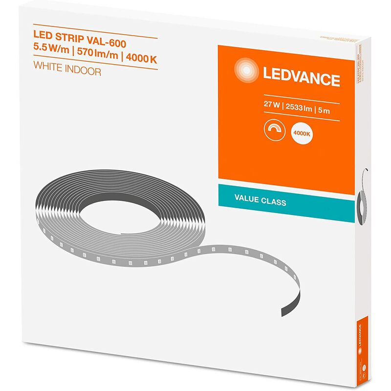 Ledvance - Flexibles LED-Modul 5m led strip VALUE-600 ls VAL-600/840/5 Naturlicht 4000K