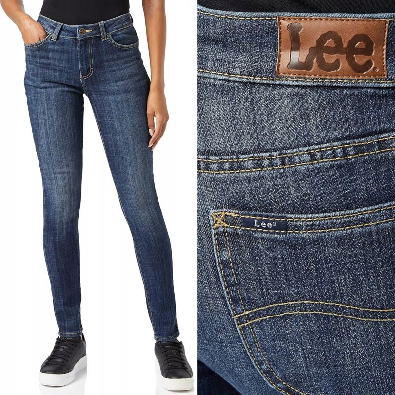 Lee LEGENDARY SKINNY Skinny Jeans in Lagunenblau, W25 L31