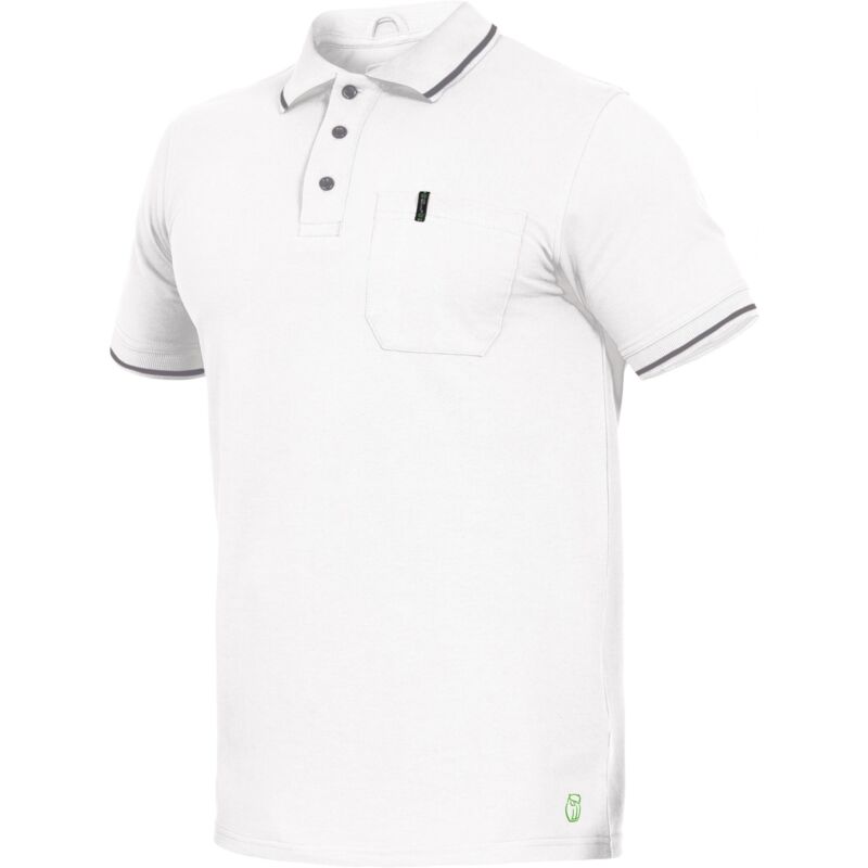 Polo-Shirt Flex-Line FLEXU04 Gr. l weiß - Leibwächter