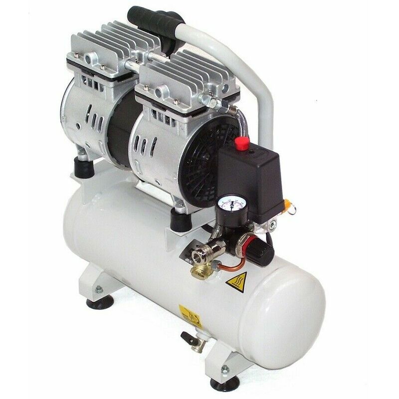 Apex - leise Druckluft Kompressor 40362 ölfrei 750W Luftkompressor flüster Kompressor