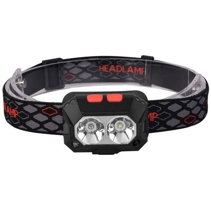 Leistungsstarke Stirnlampe, usb wiederaufladbar, 6 Modi, Camping-Stirnlampe, 1000 lumin, IPX4 wasserdicht, langlebig 6–8 Stunden für Angeln, Camping,