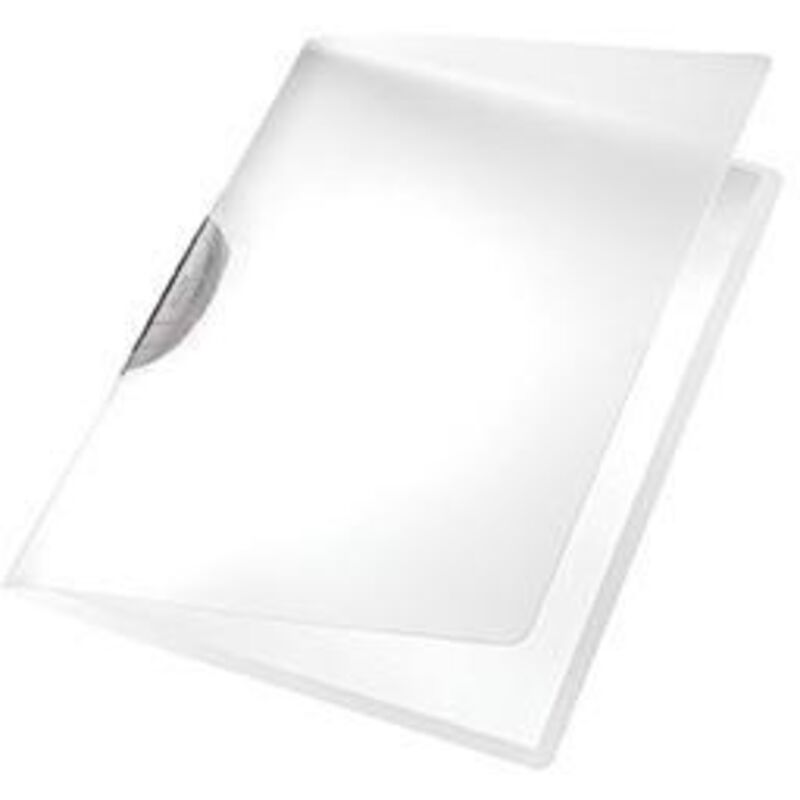 Leitz - Klemmmappe ColorClip din A4 Polypropylen Farbe der Rückseite: transluzent Farbe der Klemme: grau