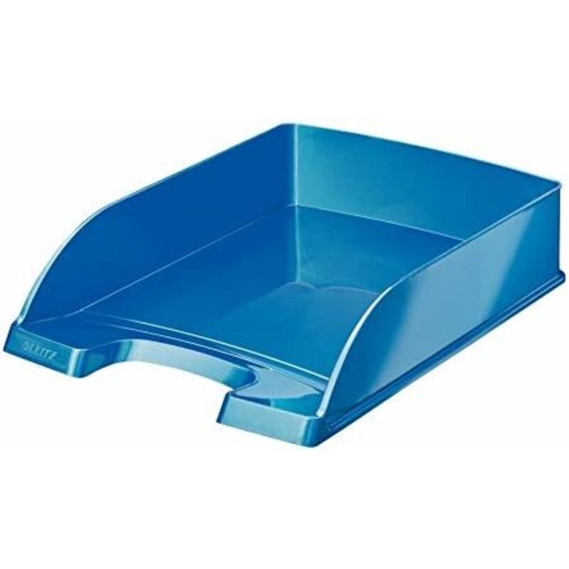 Leitz - Briefablage wow din A4 Polystyrol Farbe: blau wow din A4 Polystyrol Farbe: blau