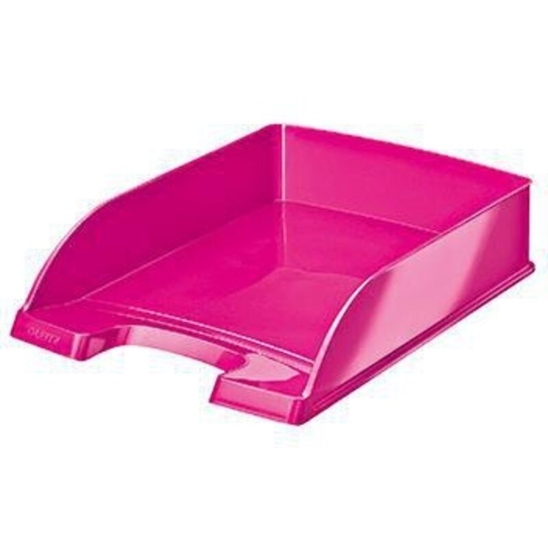 Leitz - Briefablage wow din A4 Polystyrol Farbe: pink wow din A4 Polystyrol Farbe: pink