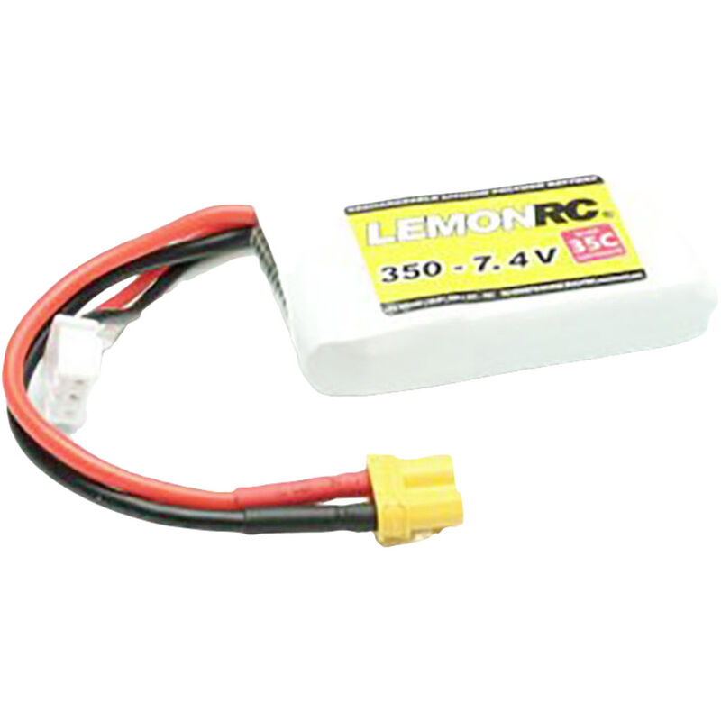 Lemonrc - Modellbau-Akkupack (LiPo) 7.4 v 350 mAh Zellen-Zahl: 2 35 c Softcase XT30