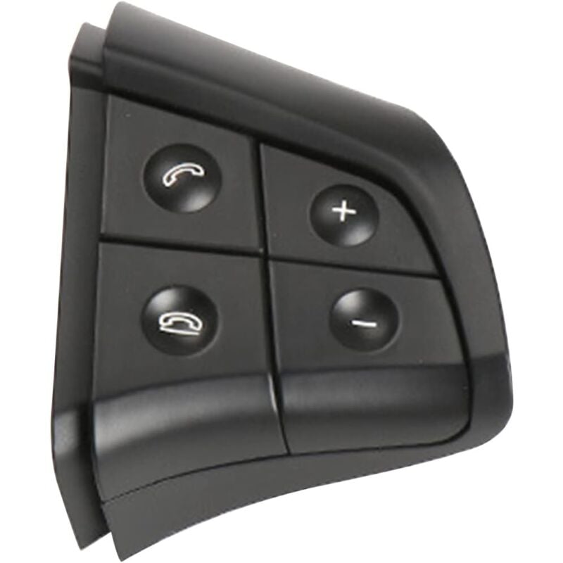 Aougo - Lenkrad-Bedientasten, Ersatz für Mercedes Benz W164 W245 W251 GL350 ML350 R280 B180 B200 B300 ml gl BR-Klasse (schwarz rechts 4 Tasten)