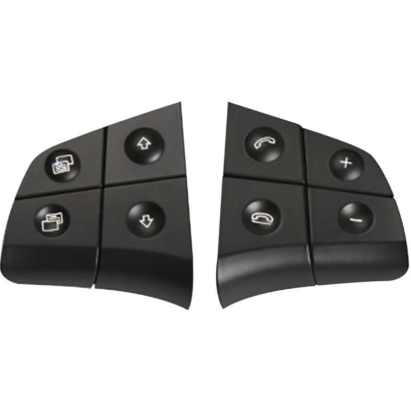 Linghhang - Lenkrad-Bedienknopf, Ersatz für Mercedes Benz W164 W245 W251 Ml Gl Br Klasse, schwarz, 4 Tasten