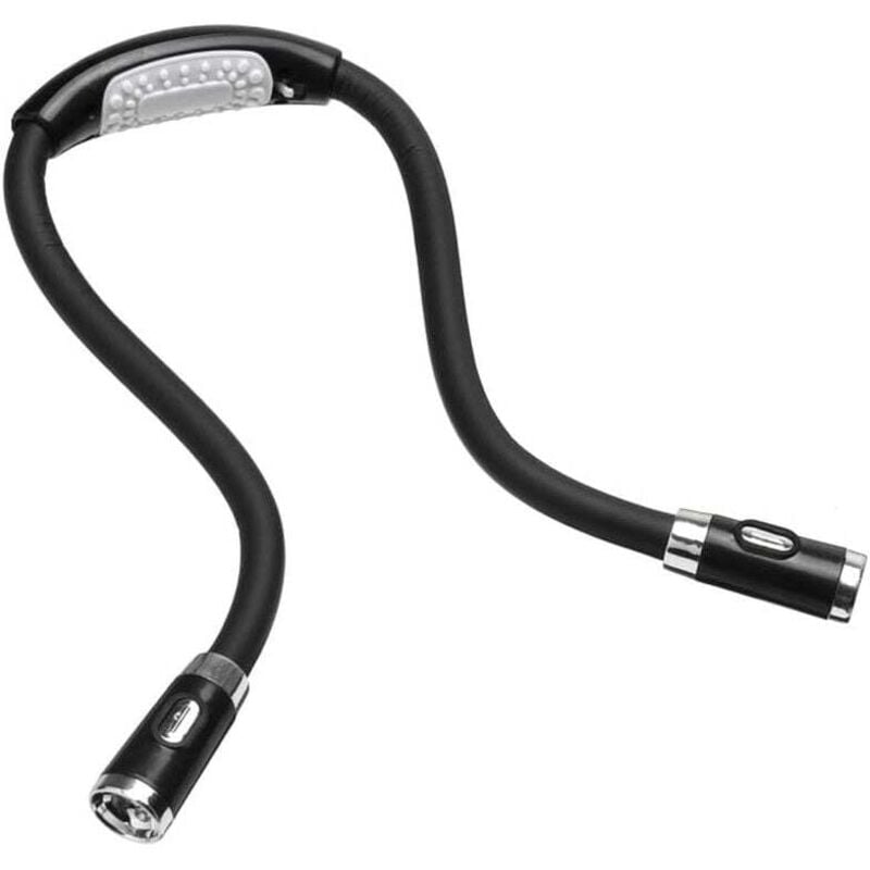 Leselicht für Bücher im Bett, Nackenleselicht, freihändig, 4 LED-Perlen, 3 einstellbare Helligkeitsstufen, Nackenlampe zum Lesen im Auto, Grillen,