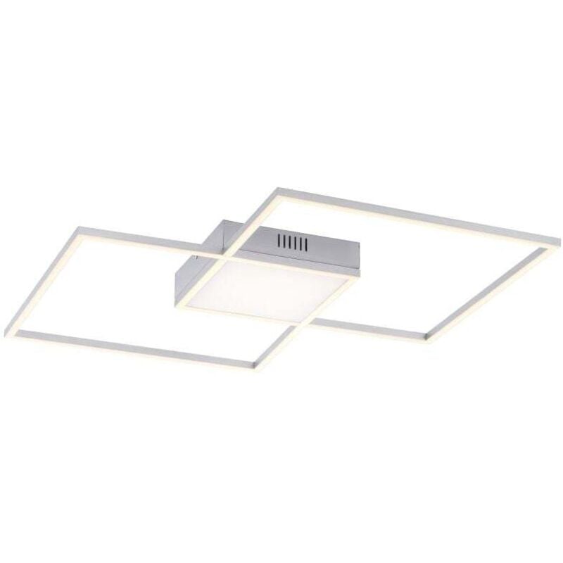 Leuchten Direkt - JustLight led cct Deckenleuchte Asmin nickel-matt 60 x 60 cm dimmbar Deckenleuchte