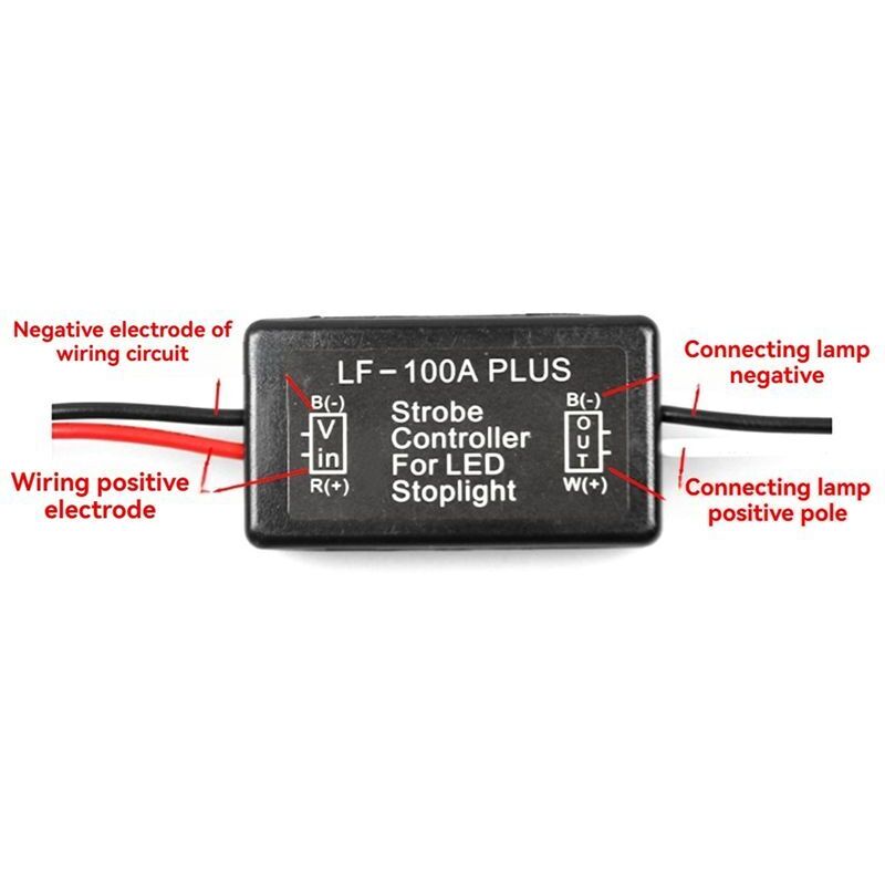 LF-100A Auto-Blitzlicht-Controller Stroboskop-Controller Blinker-Atemmodul für Auto-LED-Brems-Stopplichtmodul