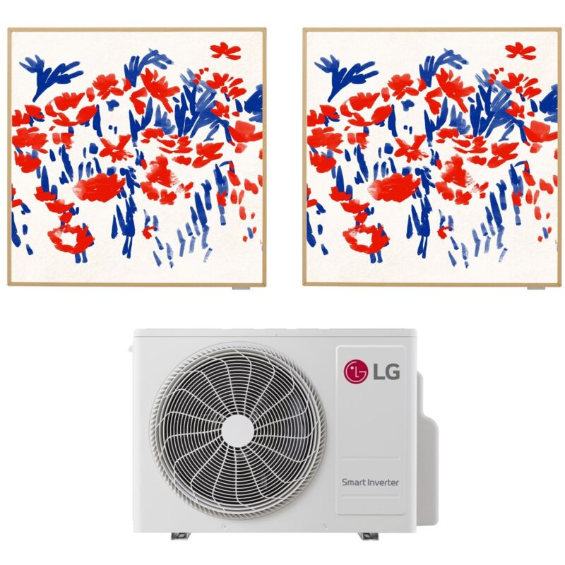 Dual Split Inverter-Klimagerät Serie artcool gallery 9+9 mit MU2R15 R-32 Wi-Fi Optional 9000+9000 - LG