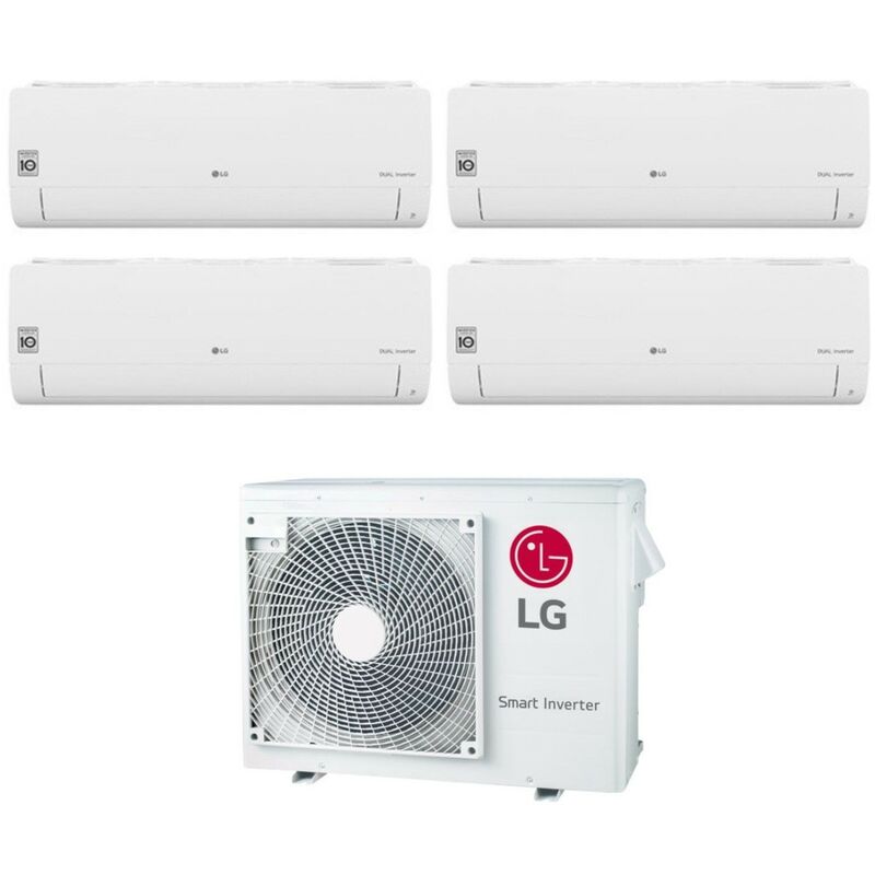 LG Quadri Split Inverter-Klimagerät Serie LIBERO SMART 9+9+9 mit MU4R25 U40 R-32 Wi-Fi Integrated 9000+9000+9000