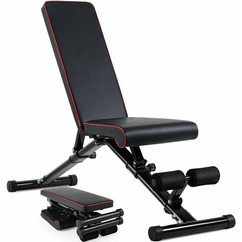 LIFERUN Klappbare Hantelbank,Verstellbare multifunktionale Hantelbank,Sit Up Bank,Ganzkörpertraining,Für den Heimgebrauch Geeignet,Einfach zu