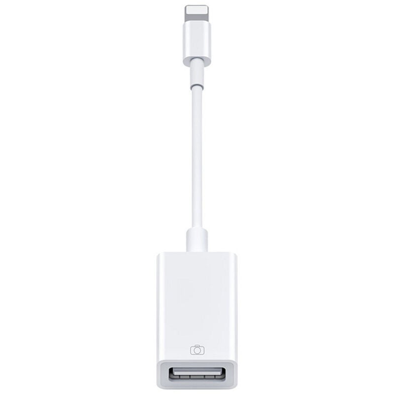 Lightning-auf-USB-Kamera-Adapter, kompatibel mit iPhone, iPad, USB-Datensynchronisationskabel für Kamera, Tastatur, Maus, Kartenleser,