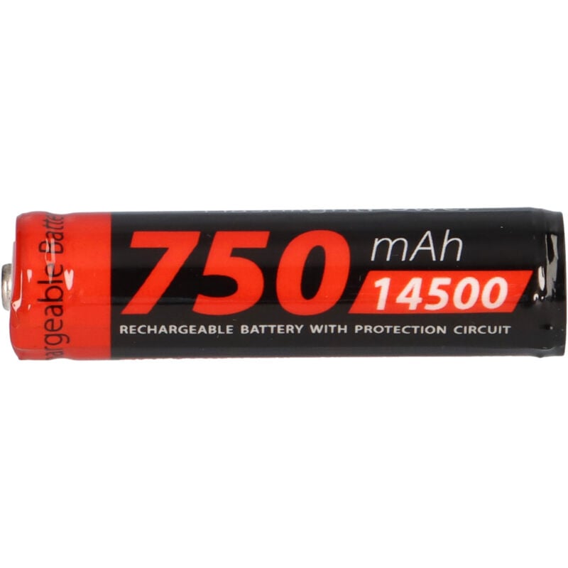 LiIon-Akku 14500H-750, 3,7 v-, 750 mAh - Xcell