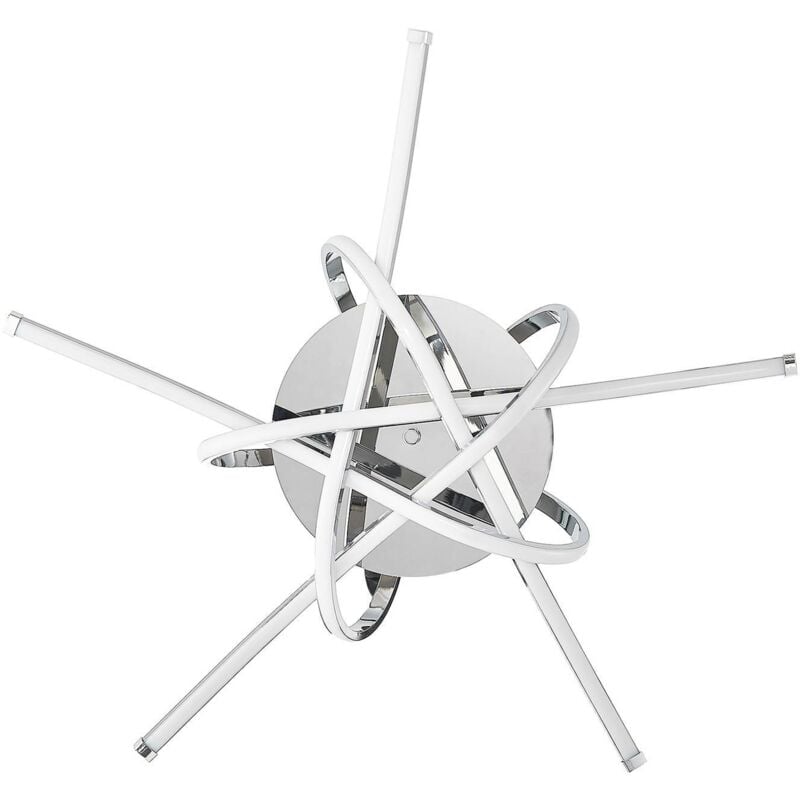 Neuwertig] Lindby Niram Led Deckenlampe Deckenlampe Deckenlicht Wohnzimmerlampe In Chrom461 B-Ware