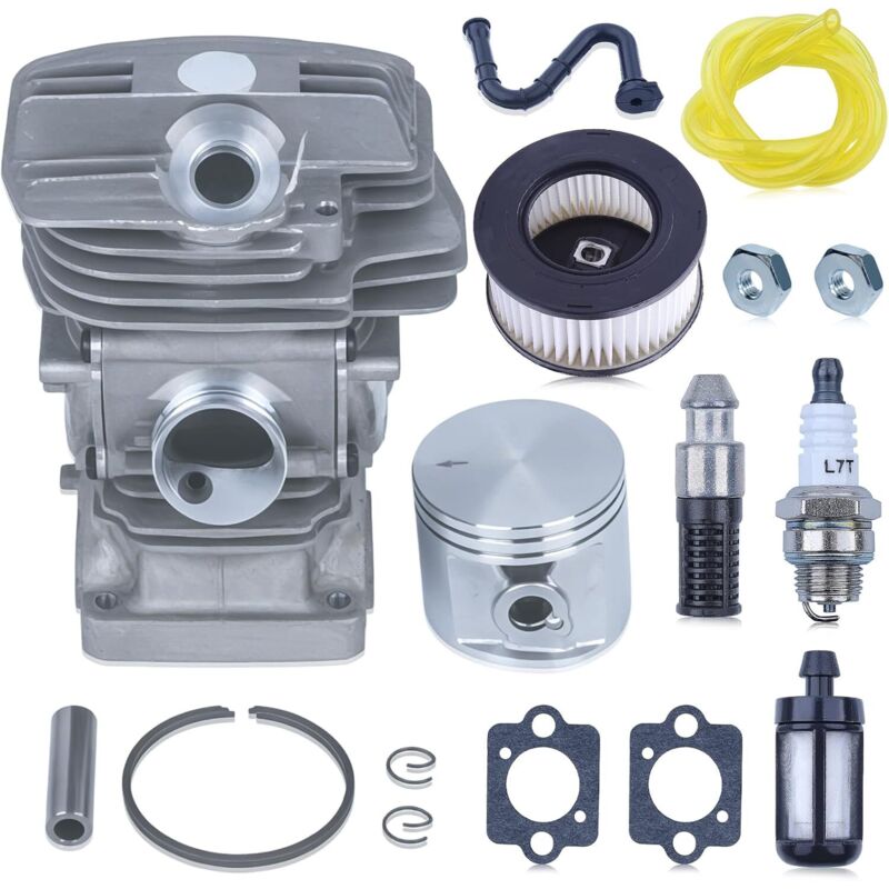 LinDuxe Big Bore Zylinderkolbensatz für Stihl MS291 MS291C MS 291 MS271 MS271C MS271 Kettensäge, 47 mm Zylinderkolbensatz für Stihl MS291 MS 291