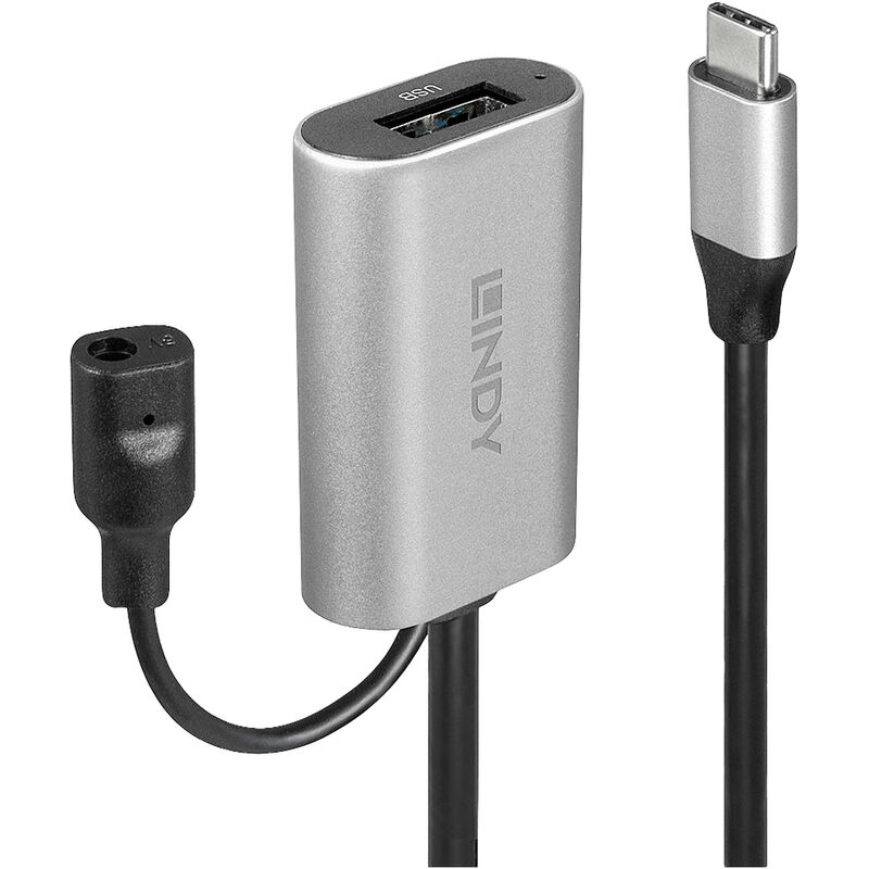 USB-Kabel usb 3.2 Gen1 (usb 3.0 / usb 3.1 Gen1) usb-c® Stecker, usb-a Buchse 5.00 m Schwarz, g - Lindy